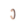 Rebecca Rose Gold & Black FIne Pave Cuff