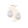 Vurchoo Latin America Fan Silver Stud Earrings