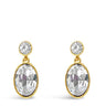 Absolute Gold Chunky Oval Drop Earrings