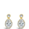 Absolute Gold Oval Drop Earrings