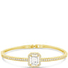 Absolute Gold Square Pendant Bangle