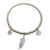 Absolute Floaty Feather Bracelet - SiIver
