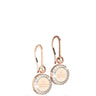 Rebecca Boulevard Small Rose Gold Drop Earrings
