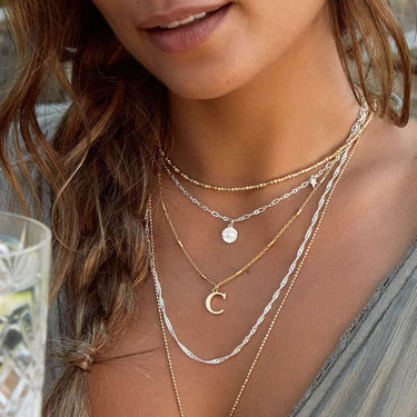 ChloBo Iconic Initial Necklace - Gold