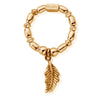 ChloBo Mini Rice Feather Ring - Gold