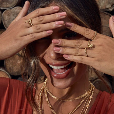 ChloBo Rhythm Of Water Ring - Gold