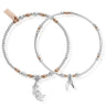 ChloBo Strength & Courage Bracelet Set - Two Tone