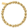ChloBo Gold Mini Oval Disc Bracelet