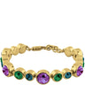 Dyrberg Kern Calice Gold Bracelet - Purple
