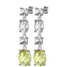 Dyrberg Kern Cornelia Silver Statement Earrings - Yellow