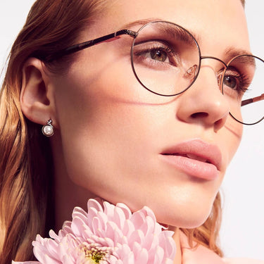DYRBERG/KERN London Silver Stud Earrings - Pearl