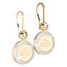 Rebecca Hollywood Large Gold Drop Earrings