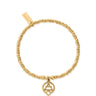 ChloBo Air Sparkle Disc Bracelet - Gold GBSD3109