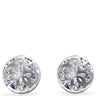 Guess 4G Logo Boule Silver Stud Earrings