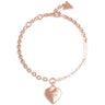 Guess Falling In Love Rose Gold Bracelet