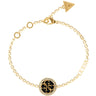 Guess Life In 4G Logo Gold Bracelet