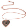 Guess Shine Rose Gold Necklace UBN79041