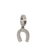 Rebecca Silver Sparkle Horseshoe Charm