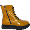 Lloyd & Pryce 'For her' Mahon Dark Mustard Lace Up Boots