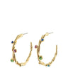 Pilgrim Harley Large Gold Twirl Hoop Earrings