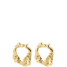 Pilgrim Smile Gold Statement Stud Earrings