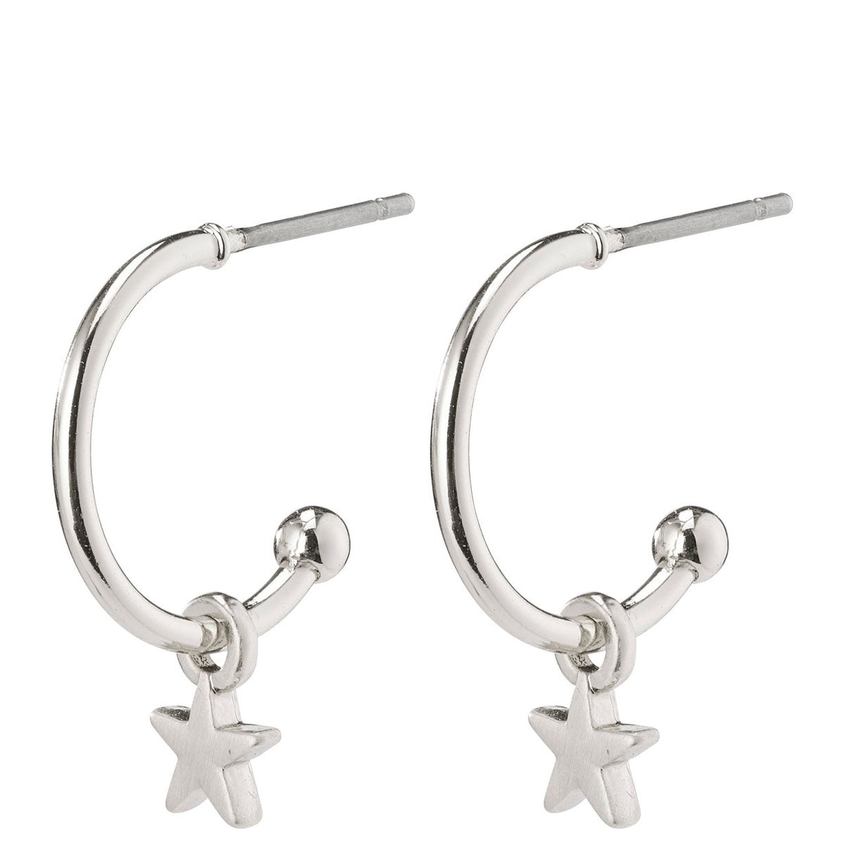Pilgrim Ava Silver Small Hoop Earrings – Bejeweled At Soul