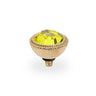 Qudo Fabero 11mm Gold Topper - Citrine