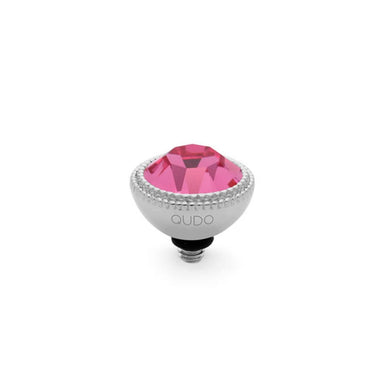 Qudo Fabero 11mm Silver Topper - Rose
