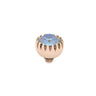Qudo London 8mm Rose Gold Topper - Serene Grey Delite