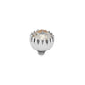 Qudo London 8mm Silver Topper - Light Silk