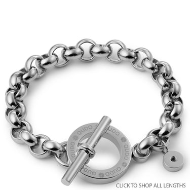 Qudo Ceccano Silver Bracelet