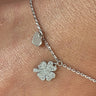 Rebecca Jolie Shamrock Silver Bracelet