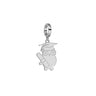 Rebecca My World Silver Graduation Owl Charm