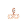Rebecca My World Rose Gold Infinity Forever charm