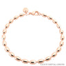 Rebecca My World Oval Ball Rose Gold Bracelet