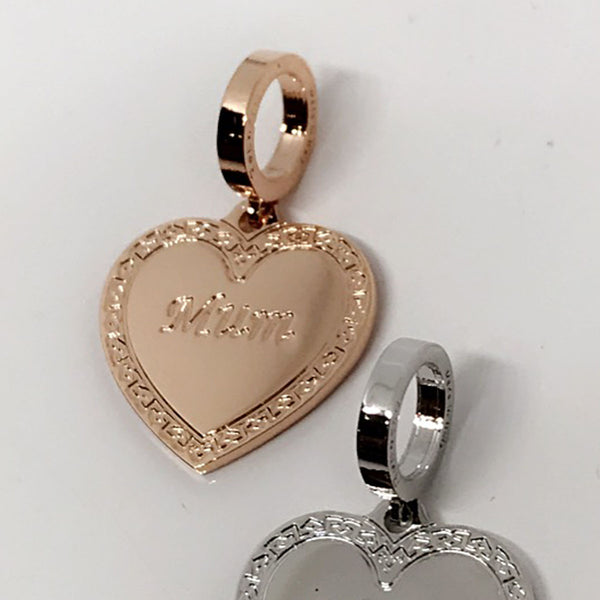 Gold mum charm top