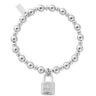 ChloBo Mini Small Ball Padlock Bracelet