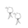 ChloBo Double Feather Hoop Earrings