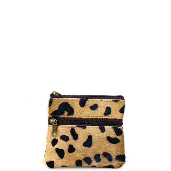 Leopard print shop coin purse