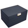 Stackers Classic Jewellery Box (Set) - Pebble Navy