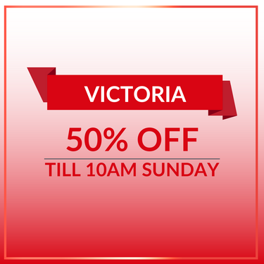 50% OFF ALL VICTORIA