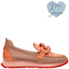 Hispanitas Coral Mesh & Leather Slip On Loafers