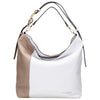 Hispanitas Latte & White Hobo Shoulder Bag