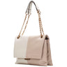 Hispanitas Latte & White Chain Strap Bag