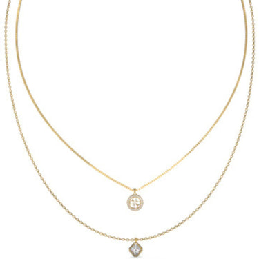 Guess 4G Crush Gold Layered Necklace