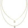 Guess 4G Crush Gold Layered Necklace