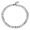 Dyrberg Kern Angelina Silver Chunky Curb Chain Necklace