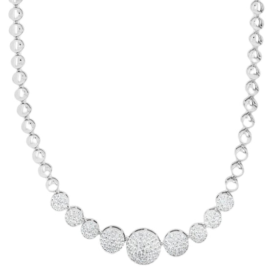 Absolute Silver Disc Necklace