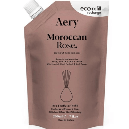 Aery Moroccan Rose Reed Diffuser Refill - Rose, Tonka and Musk
