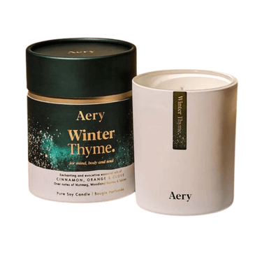 Aery Winter Thyme Scented Candle - Cinnamon, Orange & Clove
